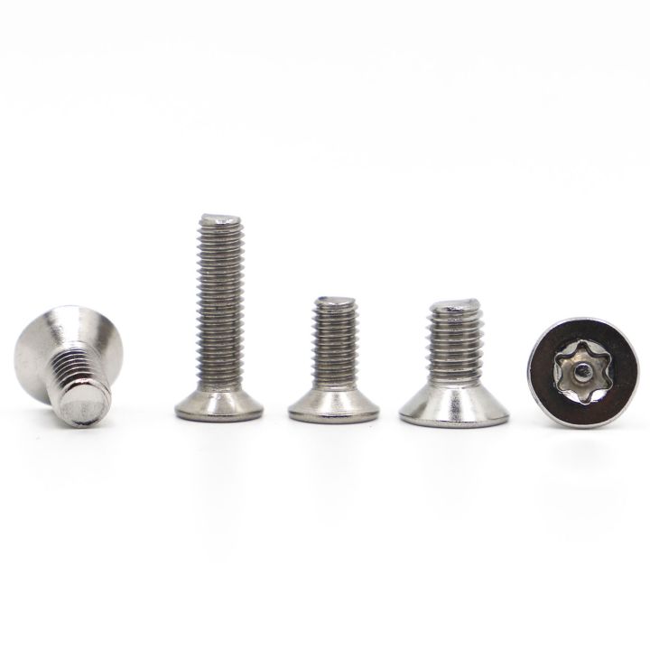 304-stainless-steel-six-lobe-torx-countersunk-flat-head-with-pin-tamper-proof-anti-theft-security-screw-bolt-m2-m2-5-m3-m4-m5-m6