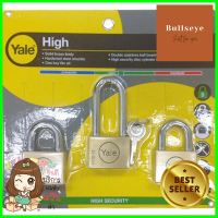 กุญแจคีย์อะไลท์ YALE BD50-50L-SP3C 50 มม. 3 ตัว/ชุดKEYED ALIKE PADLOCK YALE BD50-50L-SP3C 50MM 3EA/SET **ด่วน สินค้าเหลือไม่เยอะ**