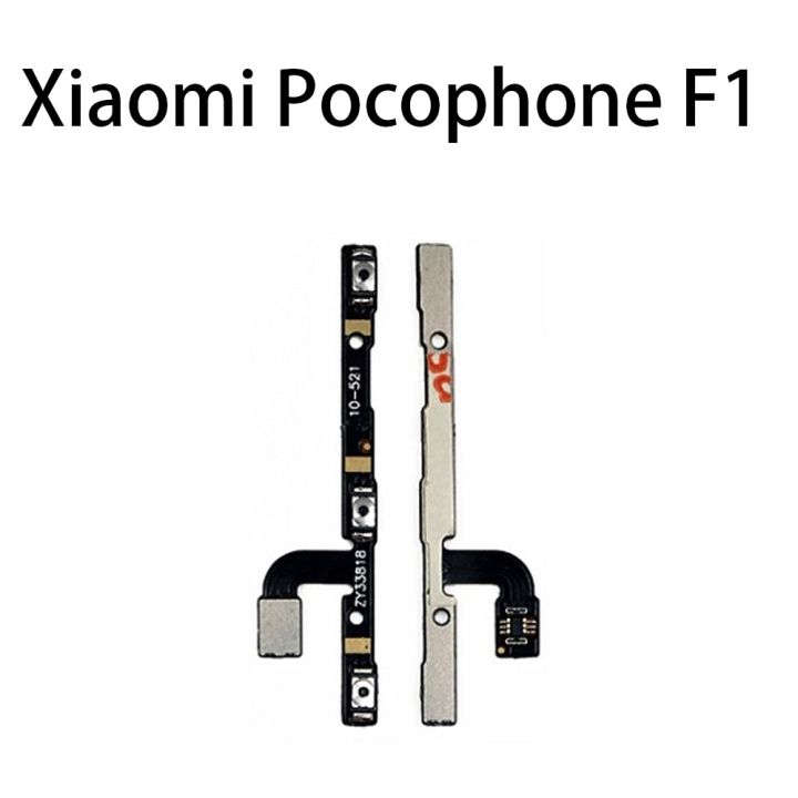 【❖New Hot❖】 anlei3 Pocophone Xiaomi F1ปริมาณพลังงานริบบิ้นสายเคเบิลงอได้ Xiaomi อะไหล่ Xiaomi Pocophone อะไหล่เปิดปิดดิ้นปริมาณ F1