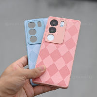 สำหรับ Vivo V29 5G เคสเพชรหนังลายนูนแข็งเคสครอบโทรศัพท์