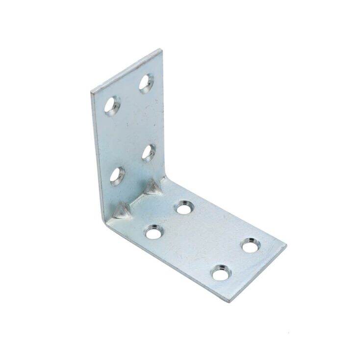 NKS 1 Piece Silver Zinc Plate L Bracket 18mm Width Angle 90° Shape ...