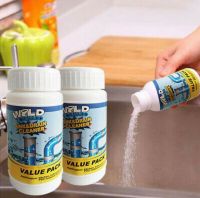 Wild tornado sink &amp; drain cleaner ผมล้างท่อ ผมล้างท่อทอร์นาโด ผงล้างท่อตัน ท่อตัน แก้ท่อตัน ผงล้างท่อ ผงละลายไขมัน แก้ท่อตัน ที่ขจัดอุดตัน ที่ขจัดท่อตัน อุปกรณ์ แก้ท่อตัน น้ำยาล้างท่อ น้ำยาแก้ท่อตัน ผงฟูล้างท่อตัน น้ำยาล้างท่อผงแป้งแบบพกพาT0453