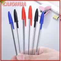 CAIOHUA 5/10PCS ใหม่ อยู่ยั้งยืนยง น่ารัก โรงเรียนเด็ก รุ้ง ปากกาลูกลื่น 1 มม. เครื่องใช้สำนักงาน