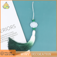 Shao 1pcs White Jade Lotus Tassels DIY เครื่องประดับเครื่องประดับเครื่องประดับตกแต่งจี้