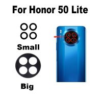 Original For Honor 50 Lite Rear Back Camera Glass  Cover With Adhesive Tape Replacement Parts