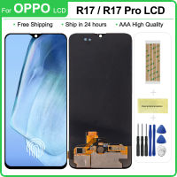 6.4 "; Super AMOLED สำหรับ R17 Pro จอแสดงผล LCD สำหรับ R17 RX17 Pro จอแอลซีดีหน้าจอสัมผัส Digitizer สมัชชา