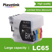 【Best-Selling】 Thinkerz Plavetink Ink Ink Ink LC 65 16 38 61 61 67 980 990 1100สำหรับ145C Brother LC65 XL DCP-J140W 195C 197C 365CN