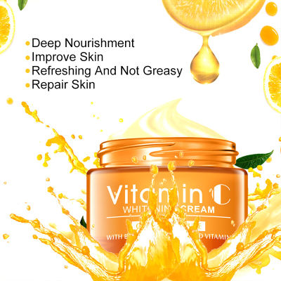 50g Water Vitamin C Anti-aging Skin Care Cream Fine Lines Lightening Skin Brightens And Revitalizes Delicate Moisturizing Cream