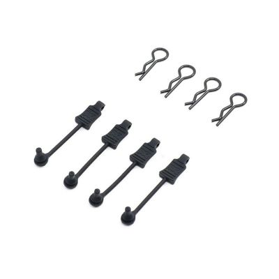 4 Pcs Car Shell Clamp Rubber Shell Clip Retainer for 1/10 ARRMA Rover Katun Shengtang RC Parts AR390165
