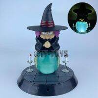 ZZOOI Anime Dragon Ball Uranai Baba Figura 20cm PVC Action Figures King Chapa with USB Night Light Lamp Collection Model Toys Gifts