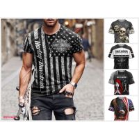 FullprintSublimationArt2 เสื้อสเวตเตอร์แขนสั้น Harley FullprintSublimationArt2 เสื้อสเวตเตอร์แขนสั้น Davidson