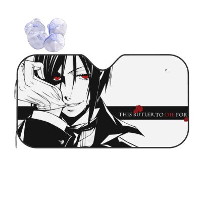hot【DT】 Butler Anime Windshield Sunshade Car Front Window 70x130cm Car-styling