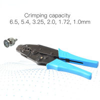 Coaxial crimping pliers RG585962,8X coaxial crimper SMABNC connectors carbon steel ratchet crimping tool