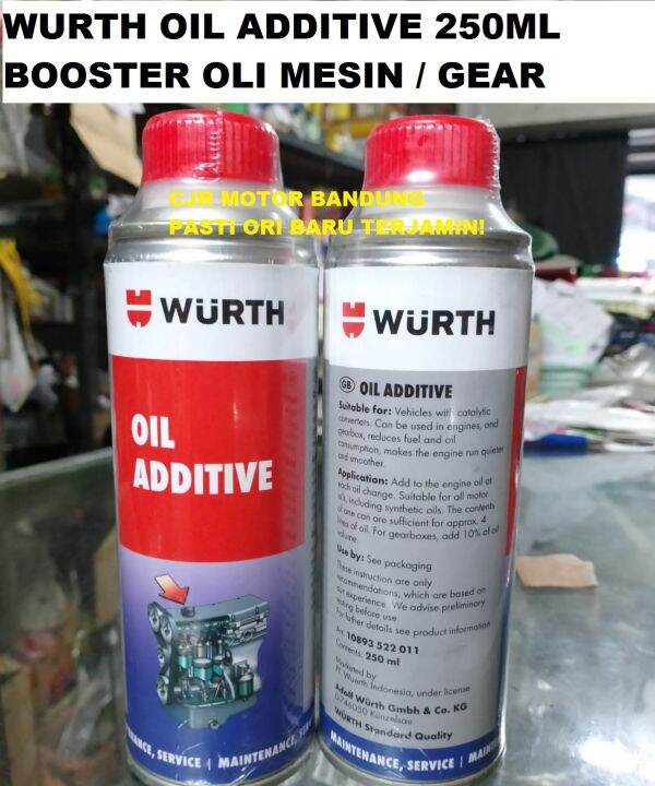 OIL ADDITIVE WURTH 250 mL Oil Treatment aditif oli mesin gear mobil