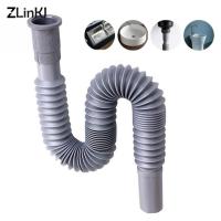 On Sale 80Cm Kitchen Plastic Flexible Retractable Sink Basin Water Drain Pipe