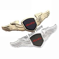 NEW Modified Metal Car Front Hood Bonnet Sticker Automotive Angle Wings Emblem Badge Decal for ISUZU Trooper Rodeo Dmax NPR Mu-7 ELF 99