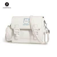 T&amp;KE  PLOVER Women S Summer High-Quality Texture French Niche Design Cute Small Bag Shoulder Messenger Bag.กระเป๋า