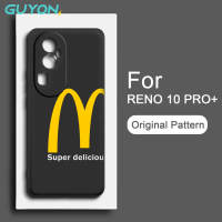 Guyon เคสซิลิโคนเหลวสำหรับ OPPO Reno10 Pro + 5G แบบดั้งเดิมดีไซน์ใหม่ลายต้นฉบับ