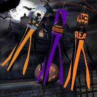 JOLLYBOOM ฮาโลวีน Windsock ธงตกแต่ง,3ชิ้น Spooky การ์ตูนแมวค้างคาวธง,แขวนตกแต่งกลางแจ้งสำหรับ Home Yard Patio Garden Tree Party Supplies