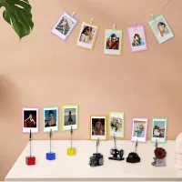 10 Pcs/set Polaroid Photo Frame Adhesive-Backed Color Photo Bag Mini 3 inch Picture Storage Case Home Decoration Accessories  Photo Albums