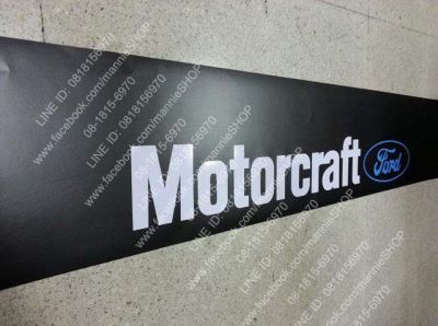 สติ๊กเกอร์บังแดดหน้ารถ งานตัดคอม คำว่า Motorcraft Ford ฟอร์ด sticker ติดรถ แต่งรถ สวย motor craft ford บังแดด ติดหน้ารถ สวย งานดี บังแดด ติดหน้ารถ