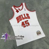 ✹ Nba Basketball Men’s Mitchell ness Jersey Chicago Bulls 45 Michaelˉjordan 1994-95 High Density Embroidered Mesh Vintage Jerseys White