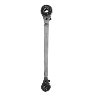 Socket Wrench,8-In-1 Multifunction 72 Teeth Ratchet Wrench 12 Teeth Sleeve Spanner Double-Headed Car Repair Tools