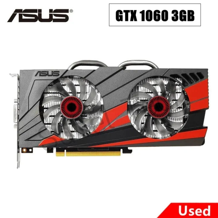 used-asus-gtx1060-3gb-192bit-gddr5-gtx-1060-gaming-graphics-card-gpu