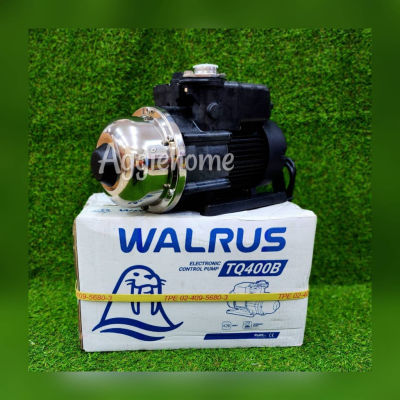🇹🇭 WALRUS 🇹🇭 ปั๊มน้ำอัตโนมัติ รุ่น TQ400B กำลัง 370 วัตต์ ท่อออก 1x1"นิ้ว สูงสุด 30 ม.ปริมานน้ำ 70L/นาที ปั๊มน้ำ ปั๊มบ้าน จัดส่ง KERRY 🇹🇭