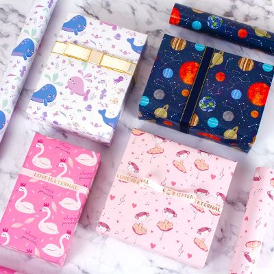 【YF】№☑  50x70cm Wrapping Paper Child gift decoration paper series animals Wedding