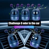 【DT】  hotCar Air Freshener Parfum Flavoring Ventilation Outlet Aromatherapy Auto Creative Mini Robot Air Vent Clip Lasting Fragrance Robo