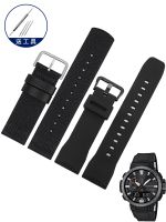 Silicone watch strap Suitable for Casio climbing watch prw 60 50 70 30 YT stainless steel strap 23mm accessories