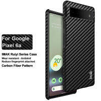 สำหรับ เคสGoogle Pixel 6A Carbon Biber Pattern Imak Ruiyi Series Light Case 6.1นิ้ว Slim Back Cover