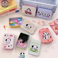 1pc Cartoon Rectangular Tin Box Sealed Jar Packing Boxes Jewelry Candy Box Small Storage Cans Coin Earrings Headphones Gift Box Storage Boxes