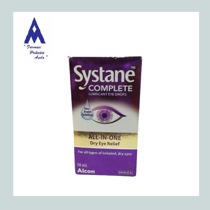 SYSTANE COMPLETE LUBRICANT EYE DROPS ALLINONE DRY EYE RELIEF 10ML