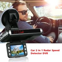 Car Dvr Dash Cam Detector Video Recorder 2 in 1 HD Degree Angle Russian Language Dash Cam Video Recorder