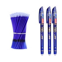 51Pcs Erasable BallPen 3 Color Ink Gel Pen Set Refill 0.5mm Ballpoint Pen  School Office Business Writing Supplies Stationery Pens