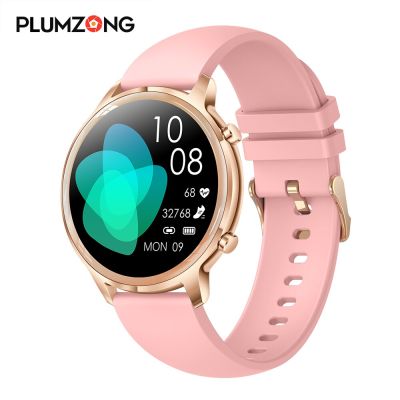 ZZOOI PLUMZONG 2023 Bluetooth Call Smart Watch Women Fitness Tracker Heart Rate Custom Dial Watch Sport Smart Bracelet For Android IOS