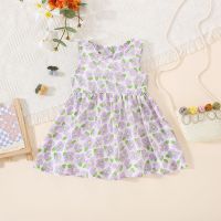 Summer Floral Dress Girls Sleeveless Sundress Floral Prints Princess Dress Dance Party Dresses Clothes vestidos para niñas  by Hs2023