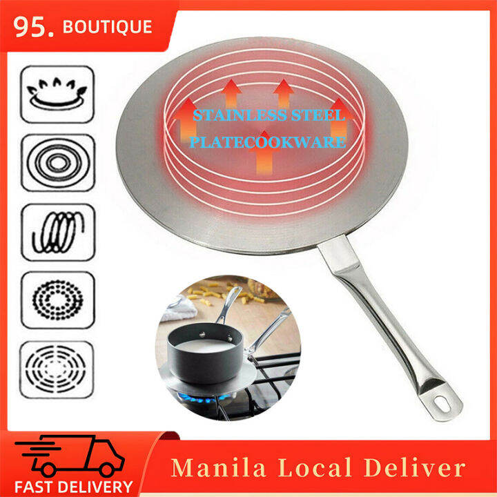 Practical Stainless Steel Induction Cooktop Converter, Heat Diffuser