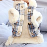 ZZOOI 2022 New Dog Clothing Winter Vest Teddy Puppy Small Dog Puppy Bears Pomeranian Cat Autumn and Winter Costume