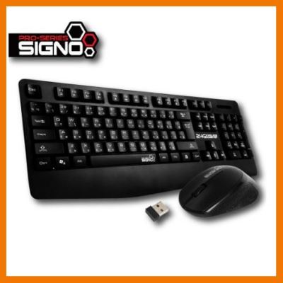 HOT!!ลดราคา SIGNO Wireless Keyboard+Mouse รุ่น KW-740+WM-104 (เมาส์ คีย์บอร์ด ไร้สาย) ##ที่ชาร์จ แท็บเล็ต ไร้สาย เสียง หูฟัง เคส Airpodss ลำโพง Wireless Bluetooth โทรศัพท์ USB ปลั๊ก เมาท์ HDMI สายคอมพิวเตอร์