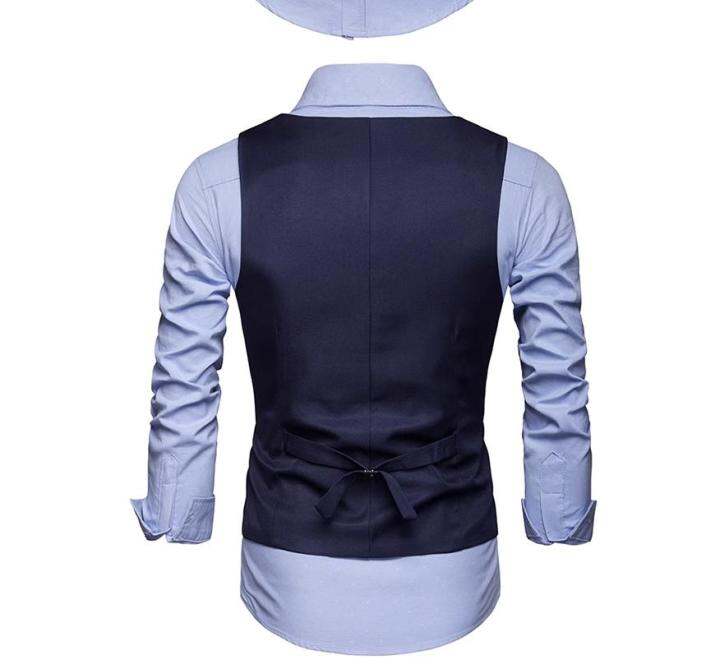 tamias-เสื้อกั๊กสูท-คอวี-กระดุมแถวเดียว-แบบเป็นทางการ-สไตล์นักธุรกิจ-สําหรับผู้ชาย-คลิปม้าบางรุ่นเกาหลี-ชุดลําลอง-m-3xl