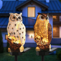 Solar Powered Garden LED Lights Waterproof Owl Pixie Lawn Ornament Stake Lamp Unique Christmas Lights Outdoor Decor Solar Lamps