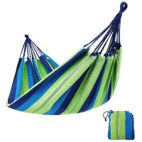 Hammock Cotton Fabric Travel Camping Hammock with 2 Person for Indoor or Outdoor