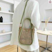 Hollow Straw Handbag Woven Beach Holiday Leather Shoulder Crossbody Bags