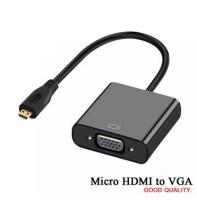 สายแปลงสัญญาณภาพ Micro HDMi to VGA Adapter (มีแถมสายสัญญาณเสียง)