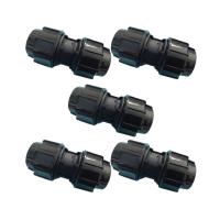 CL WATERWARE ข้อต่อตรง Straight Coupler ขนาด 50 มม. X 50 มม. แบบสวมอัด (แพค 5 ตัว)