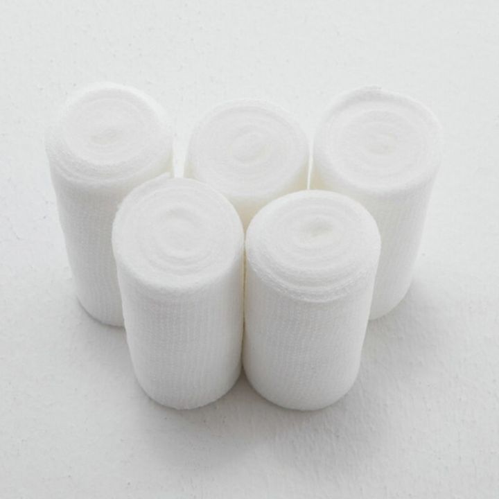 cotton-pbt-elastic-bandage-skin-friendly-breathable-first-aid-kit-gauze-wound-dressing-medical-nursing-emergency-bandage-10x4-5m