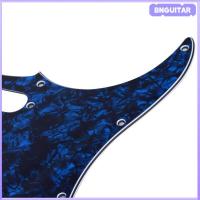 BNGUITAR สีฟ้ามุกปิ๊กการ์ด3ชั้น11รูสำหรับกีตาร์ Strat SSS